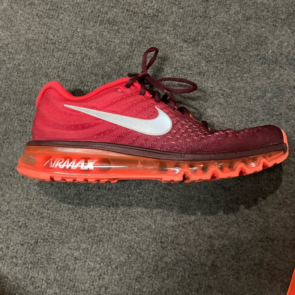 Pink AirMax running shoes